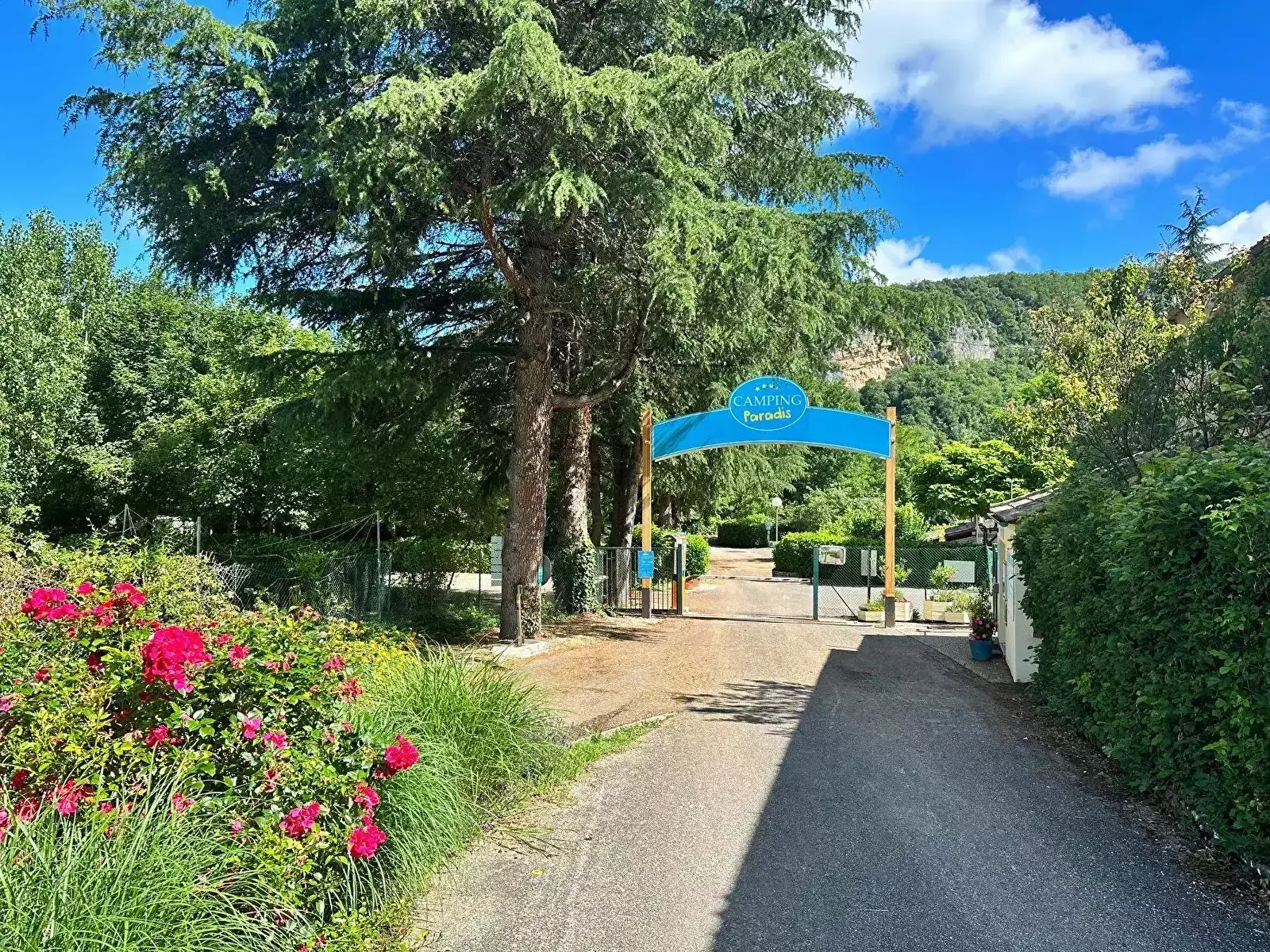 Ingresso Camping Paradis de la Plage