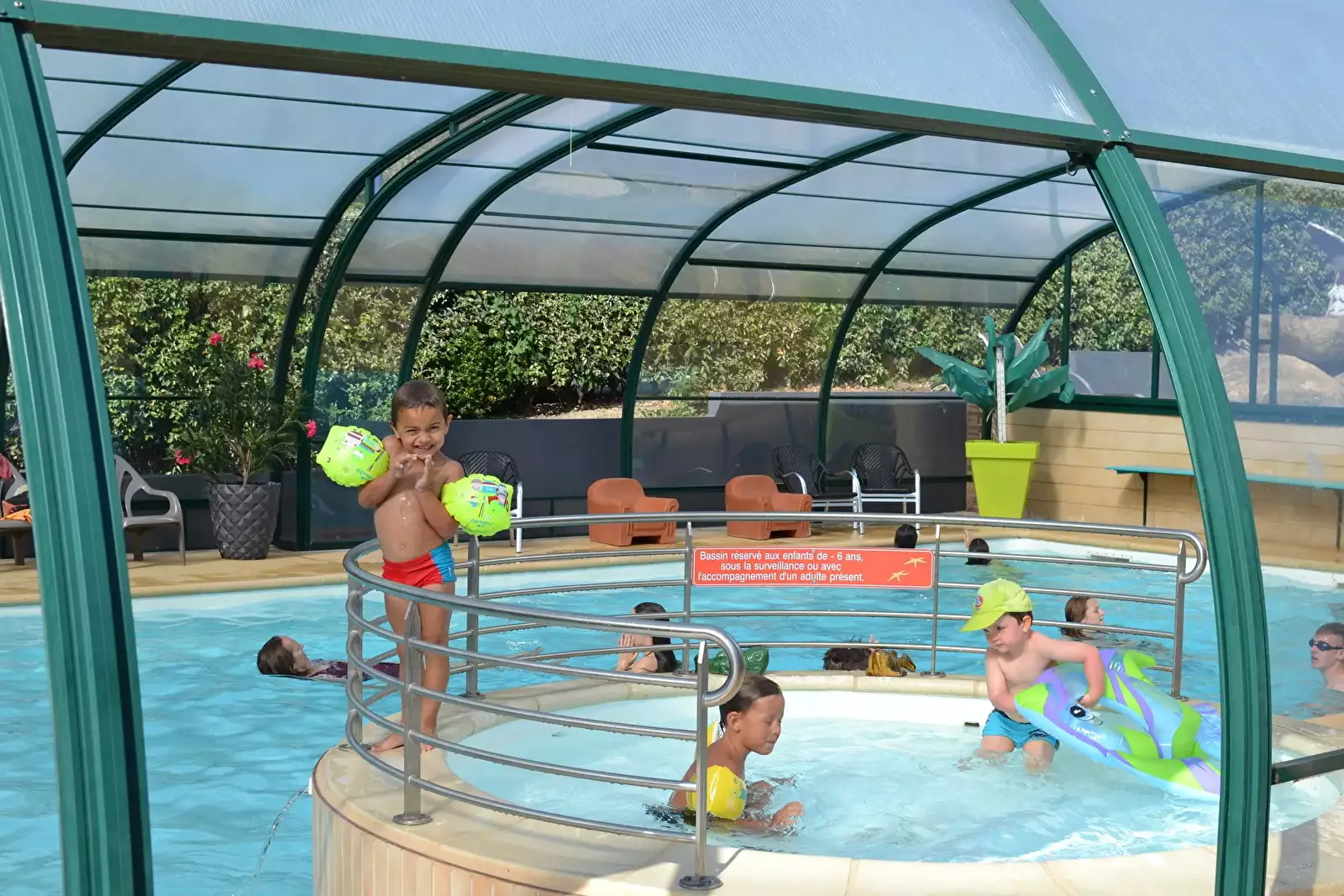 Krytý plavecký bazén Camping Paradis La Mer d'Iroise