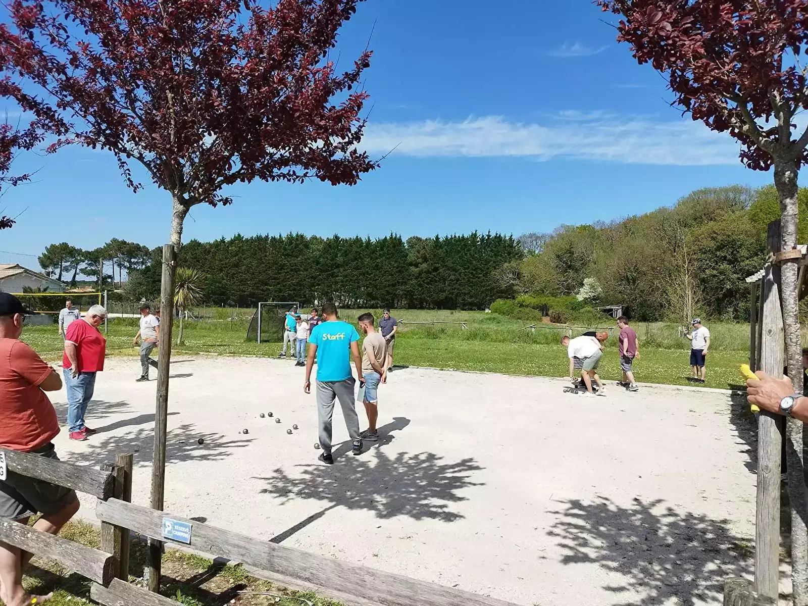 Jeu de boules Camping Paradis Les Pins Royan