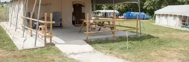 Safari Zelt Camping Parc de la Brenne