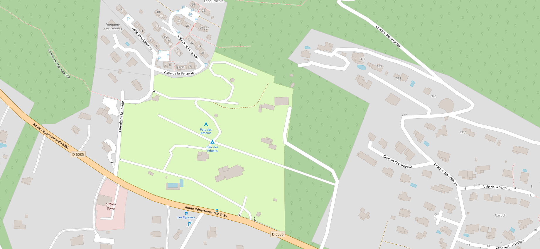 Camping Parc Des Arboins in Saintvallierdethiey, Frankrijk (2024)