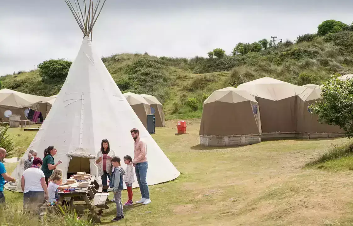 Tent Camping Perran Sands - Haven