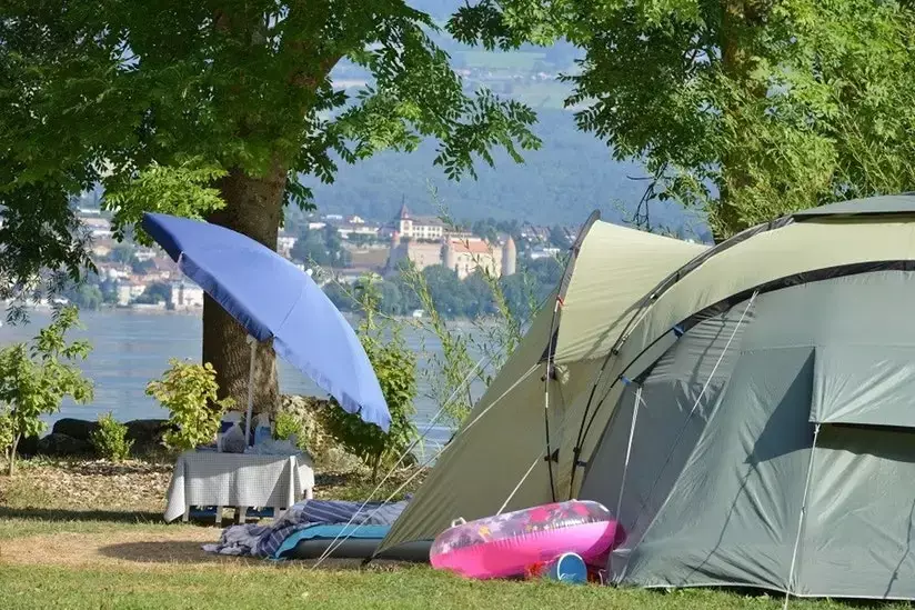 Zelt Camping Plage Yverdon