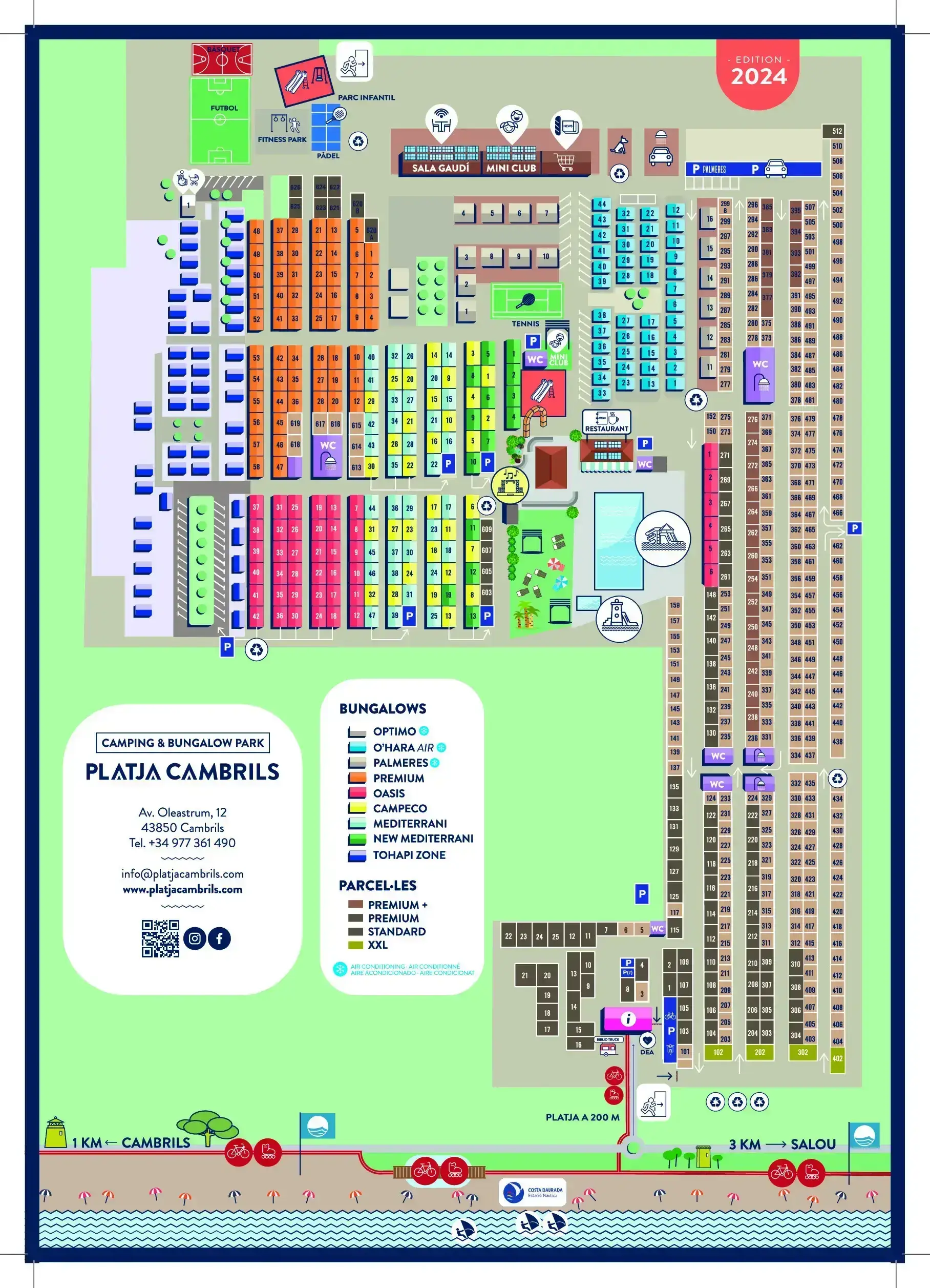 Camping Platja Cambrils in Cambrils, Spain (2026) | Book your camping on  JetCamp.com