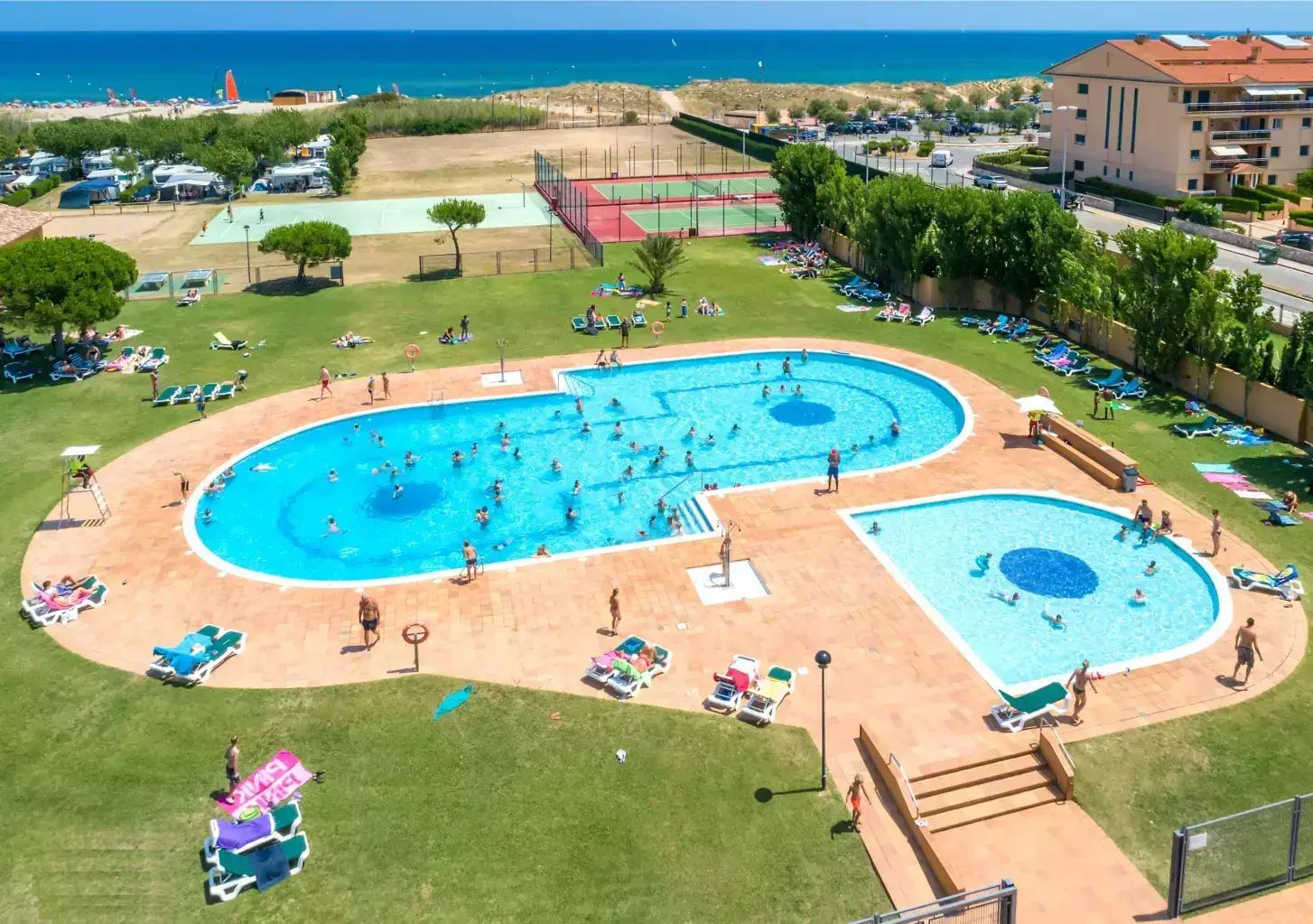 Uitzicht Camping Playa Brava