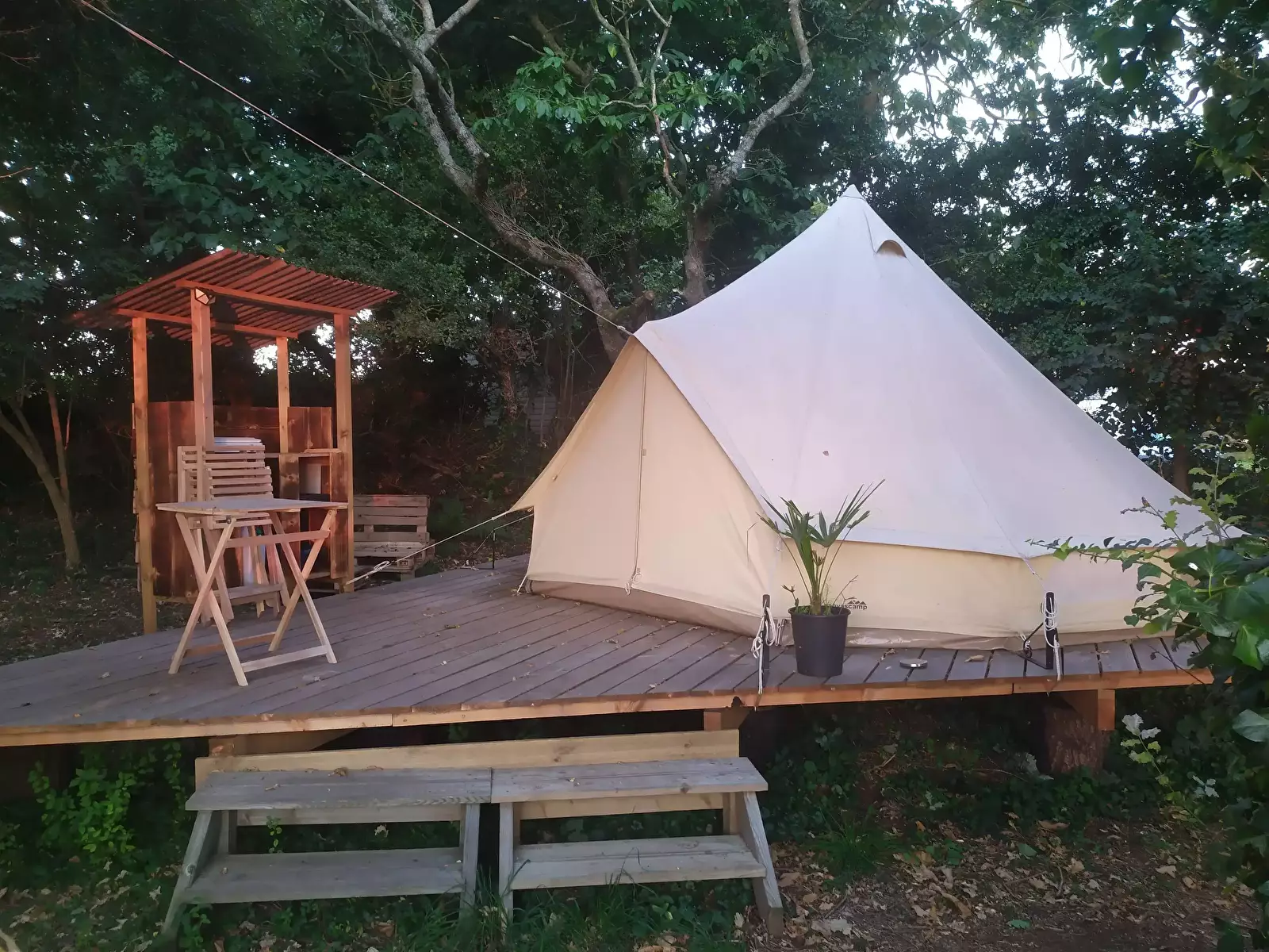 Tenda campana Camping Pré de la Mer