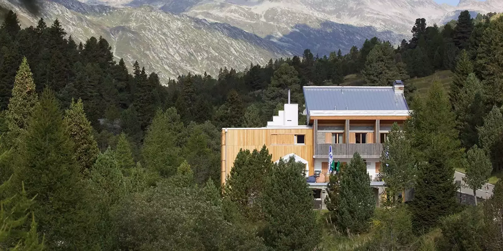 Aussicht Camping Pro Natura Lucomagno