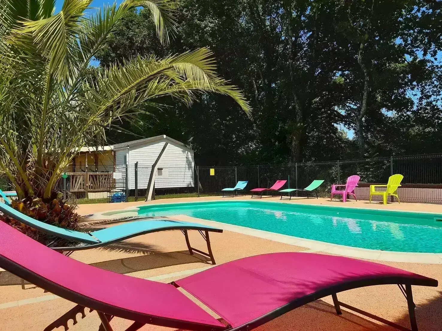 Plavecký bazén Camping Pyrénées Passion
