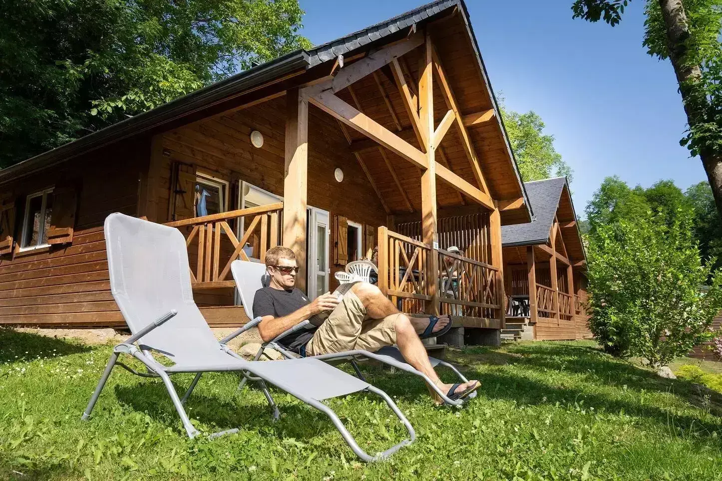 Hytte-Bungalow Camping Pyrenevasion