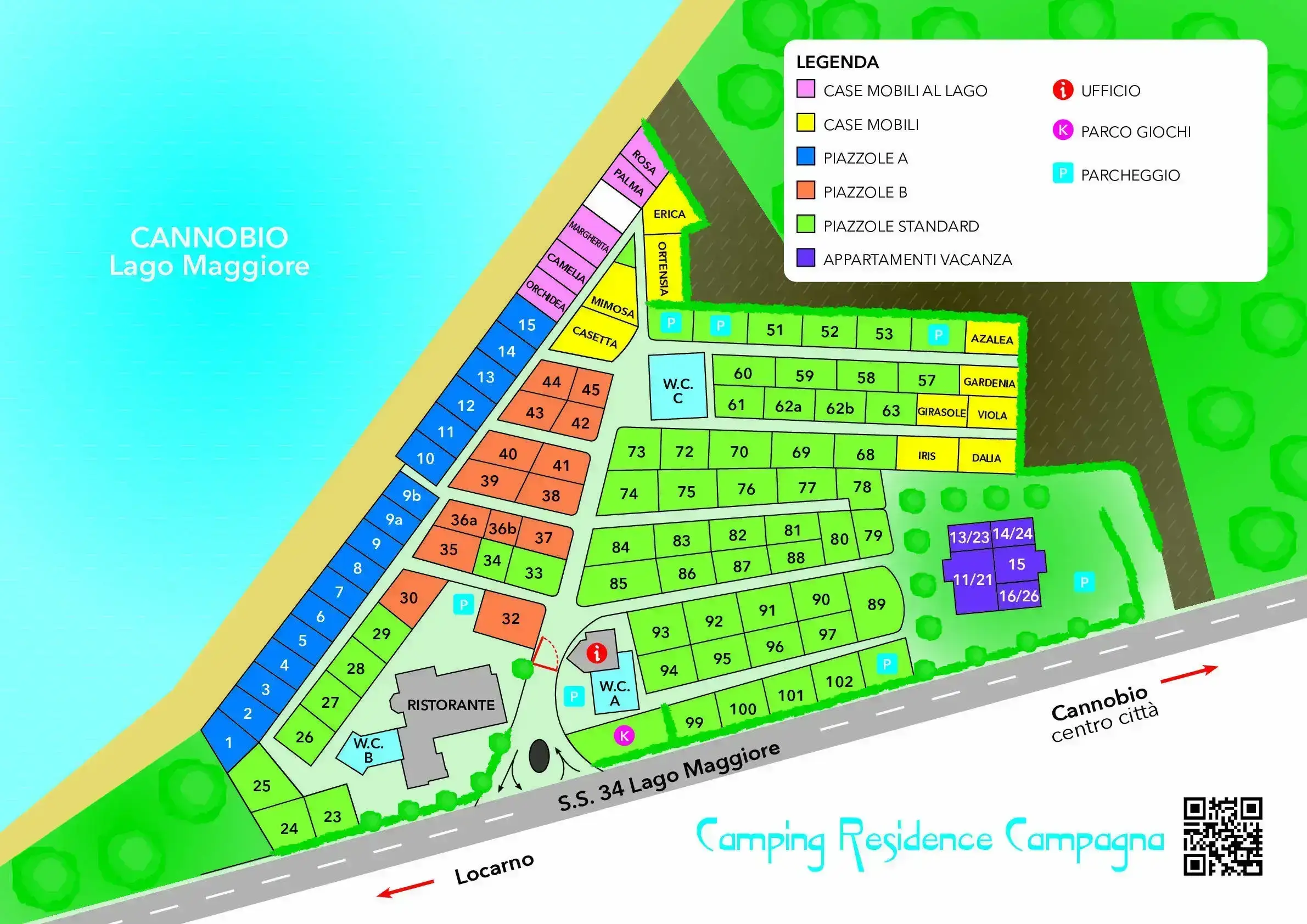 Camping Residence Campagna in Cannobio, Italy (2026) | Book your camping on  JetCamp.com