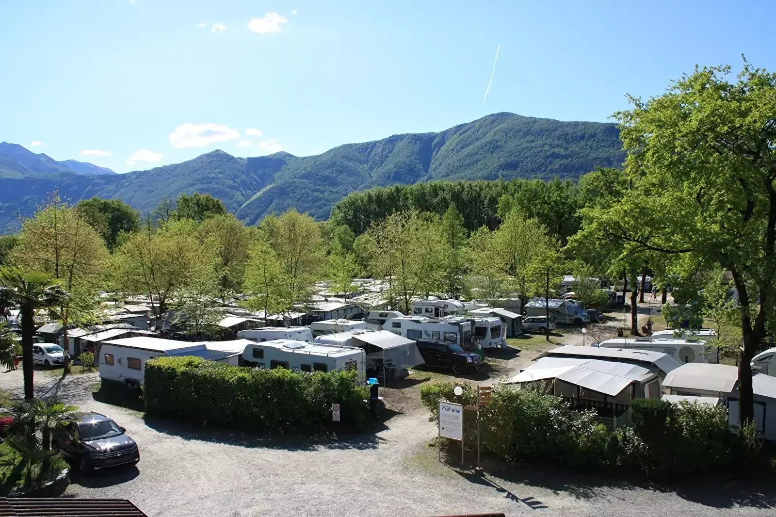 Aussicht Camping Riarena