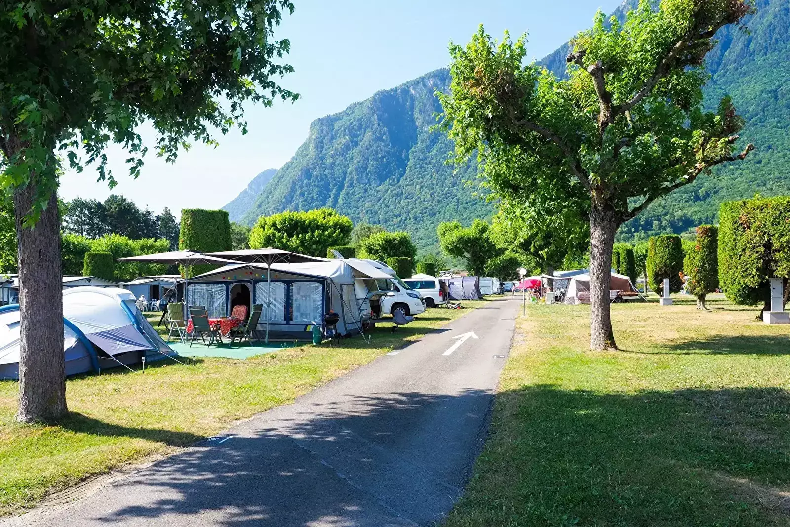 Posizione Camping Rive-Bleue