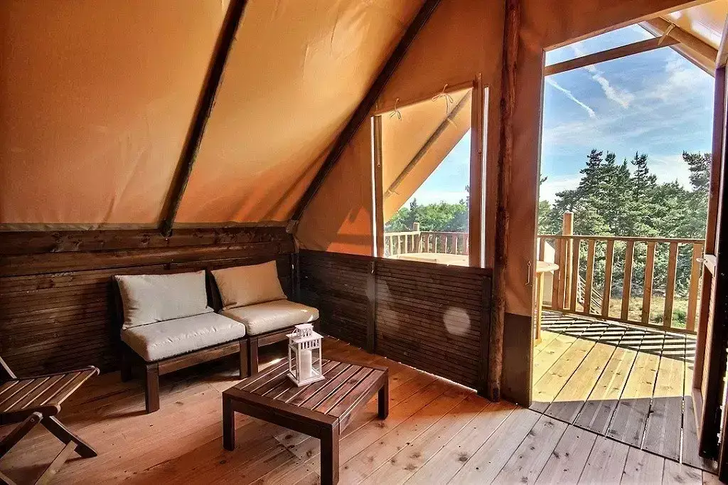 Tenda Safari Camping Rondin Des Bois