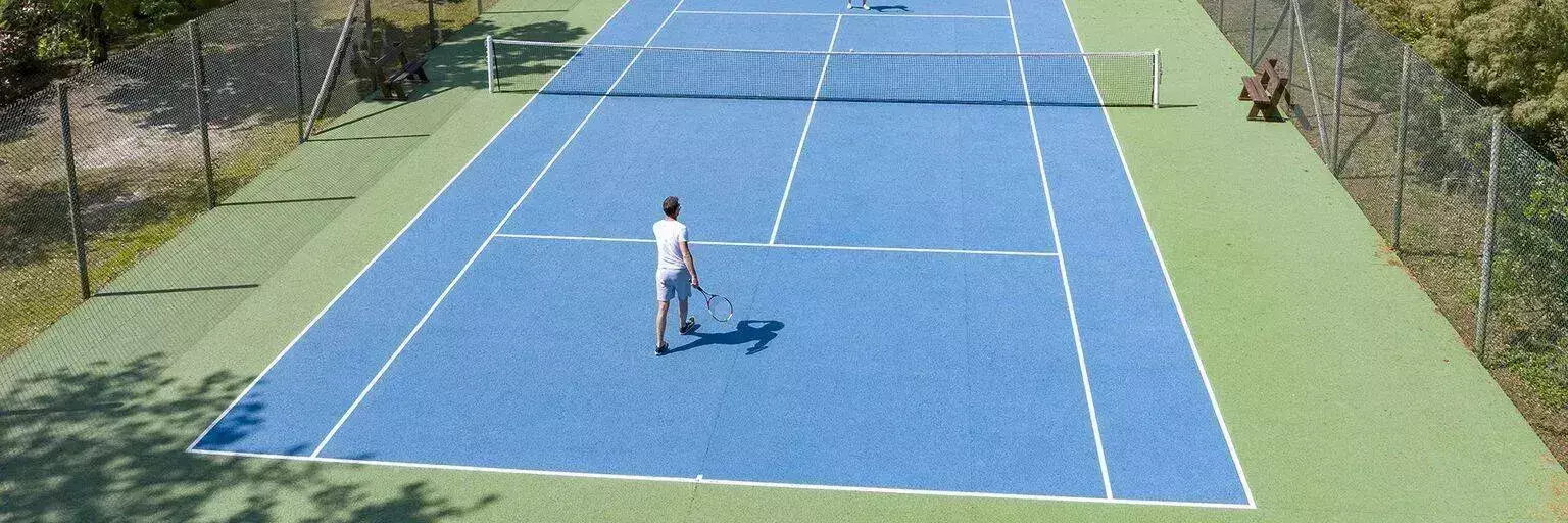 Campo da tennis Camping Sanguinet Plage - Sandaya