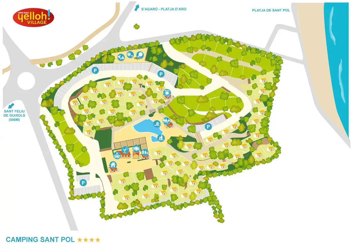 Camping Sant Pol - Yelloh! in Sant Feliu de Guxols, Spain (2026) | Book  your camping on JetCamp.com