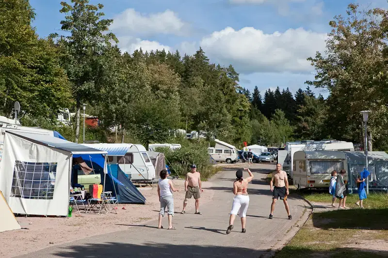 handtücher camping Besticktes Handtuch für Camping-Freunde 