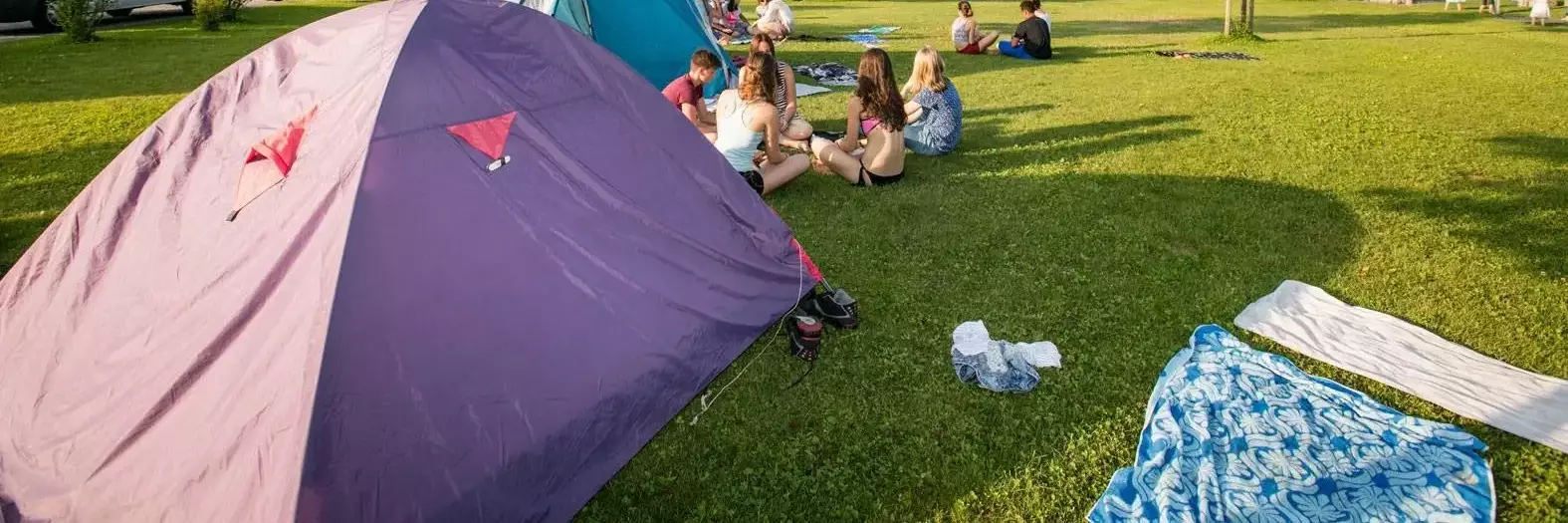 Zelt Camping Seehorn