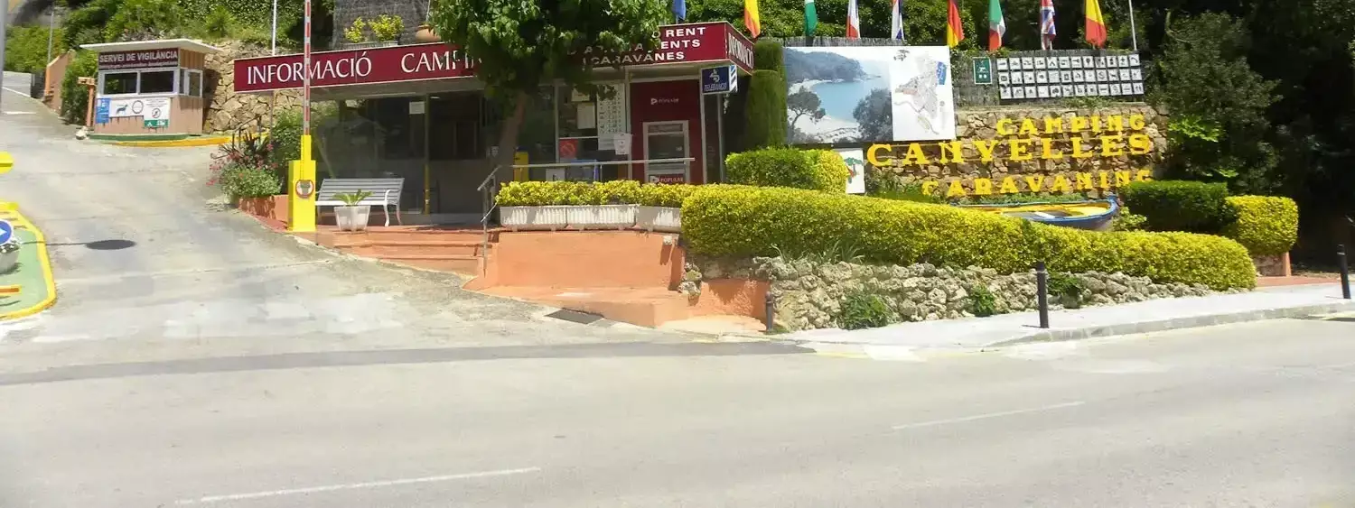 Ingresso Camping Sènia Cala Canyelles