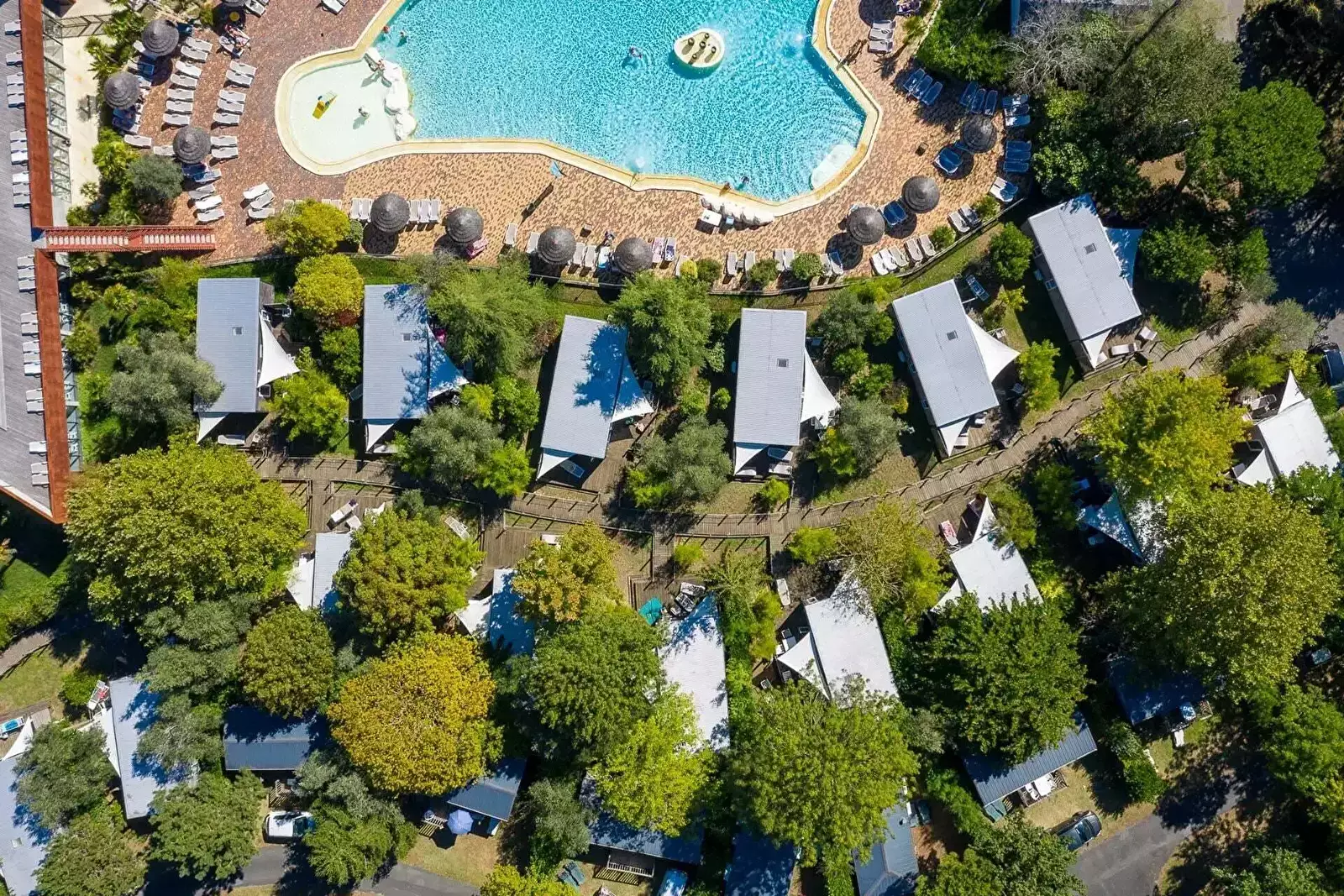 Placeringsoversigt Camping Sequoia Parc - Sandaya
