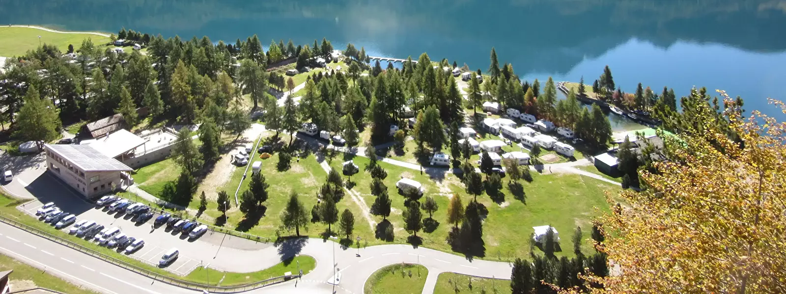 Aussicht Camping Silvaplana