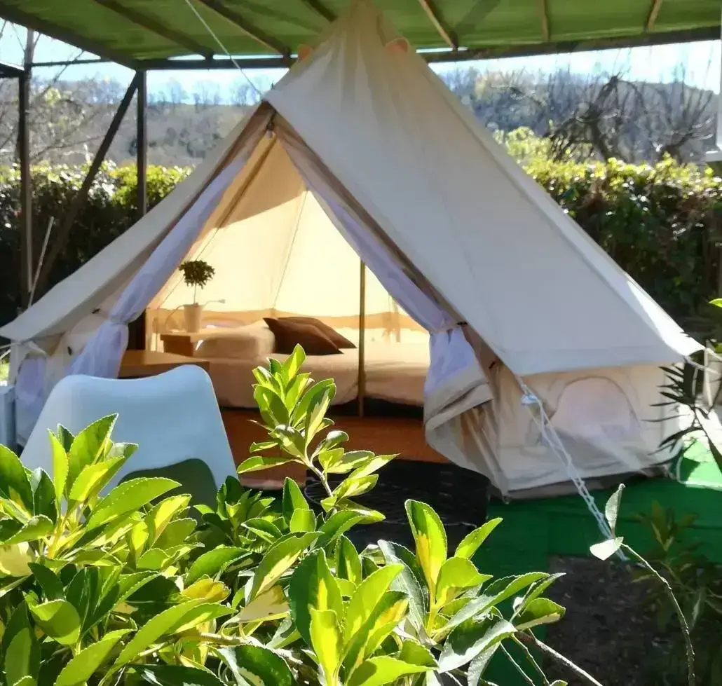 camping and outdoors Coody 17.2 (Koala-7) Inflatable 10-Person Hot Tent with Stove 