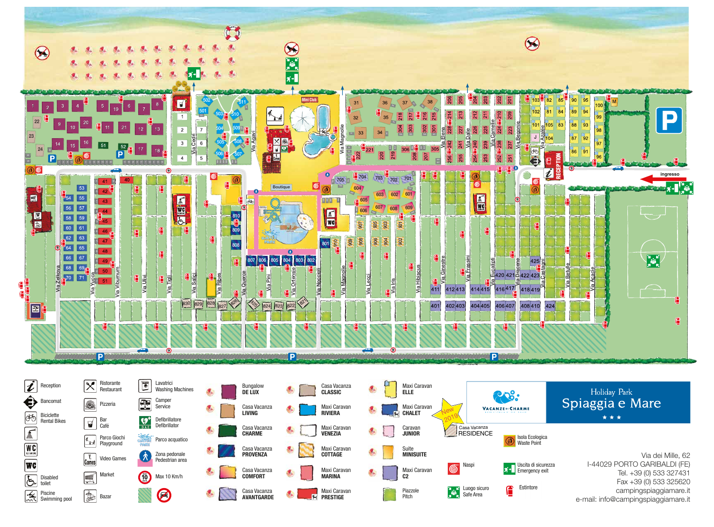 Camping Spiaggia E Mare Holiday Park In Porto Garibaldi Italie Jetcamp Com