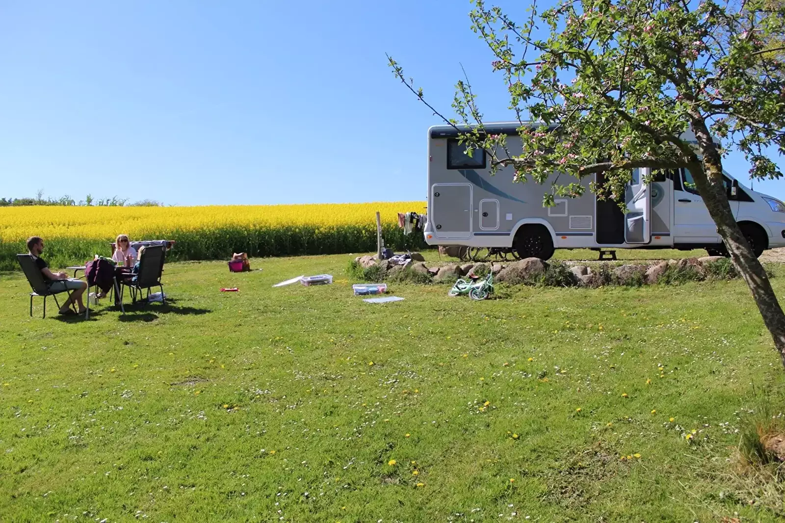 Campervan pitch Camping Sulkendrup Mølle