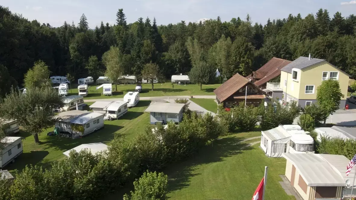 Aussicht Camping Sursee Waldheim