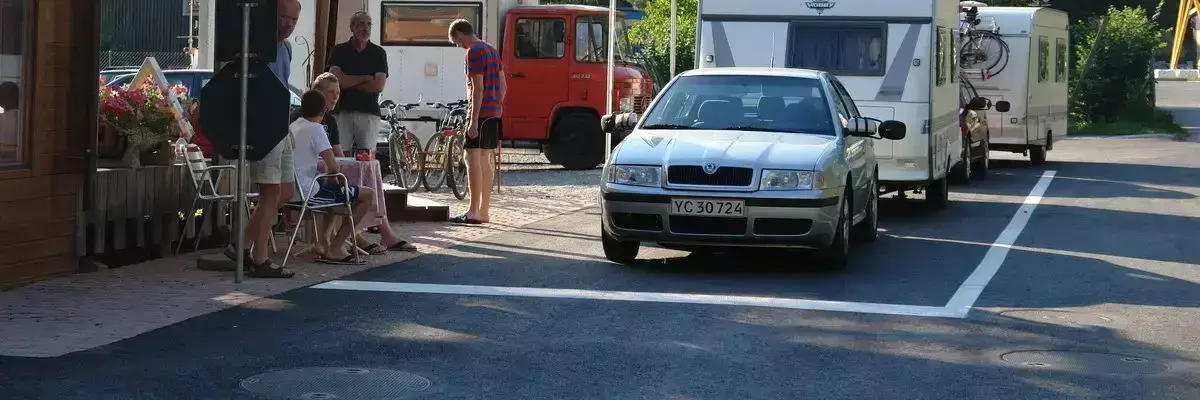 Indgangen Camping Swiss Plage