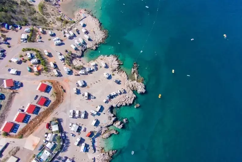 Pohled Camping Tiha Šilo