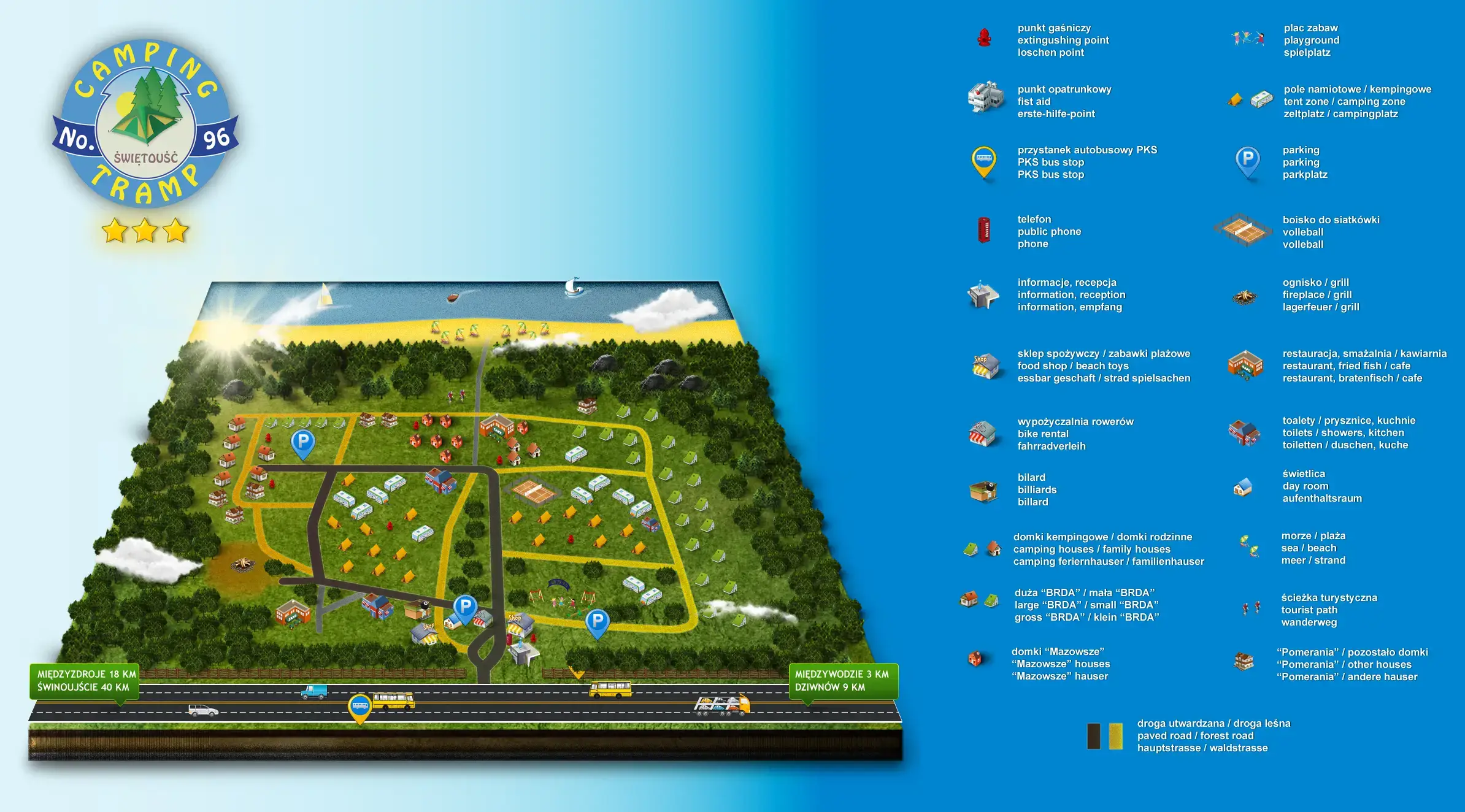 Camping Tramp in Koczewo, Polen (2026) | Buchen Sie Ihren Campingplatz auf  JetCamp.com
