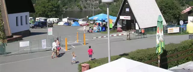Eingang Camping Transkemp Hracholusky