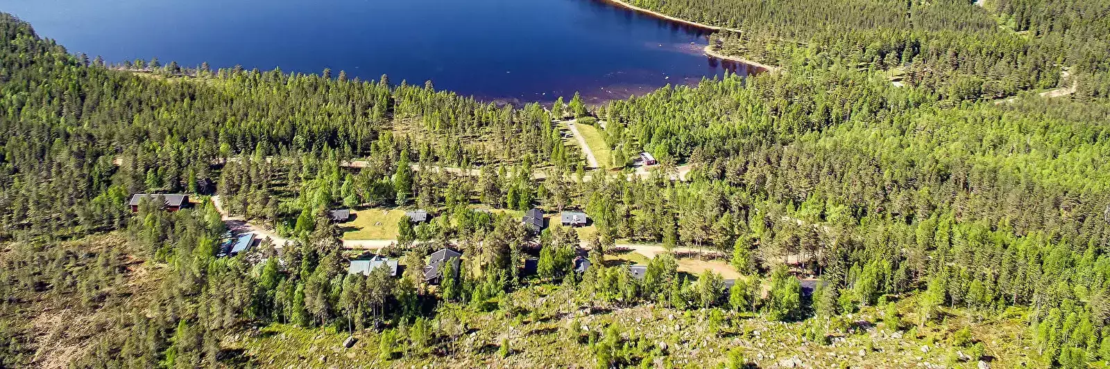 Overview Camping Tyngsjö Vildmark