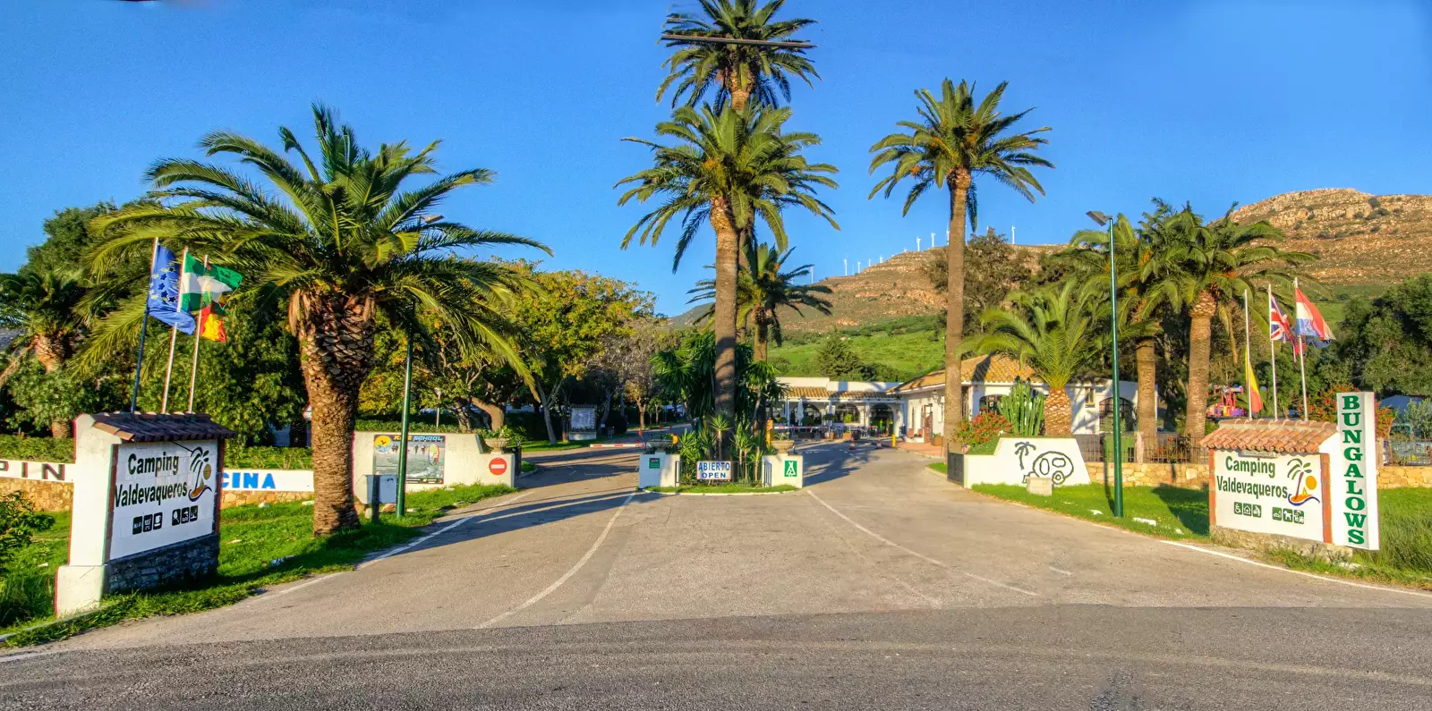 Entree Camping Valdevaqueros