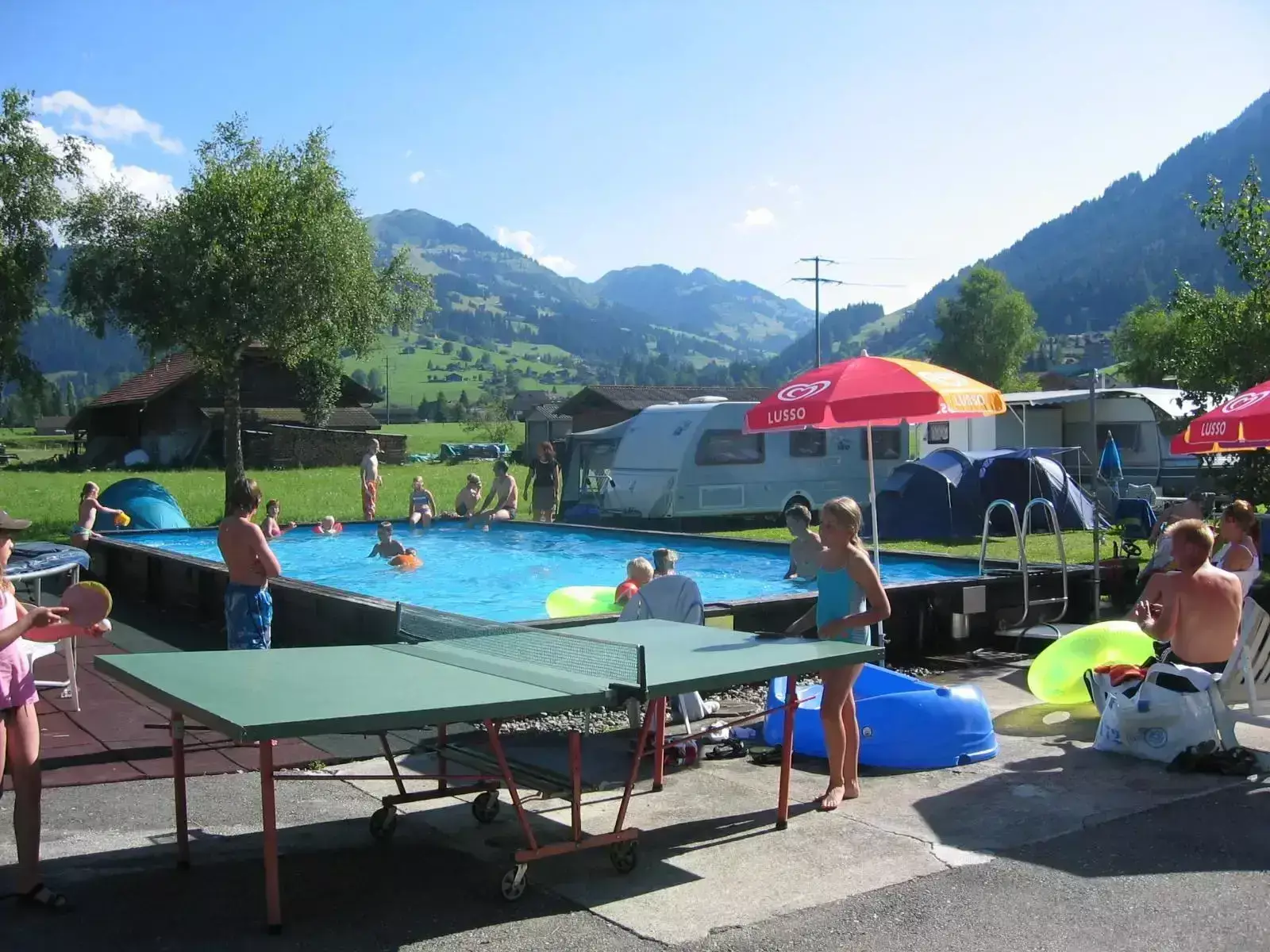 Schwimmbad Camping Vermeille