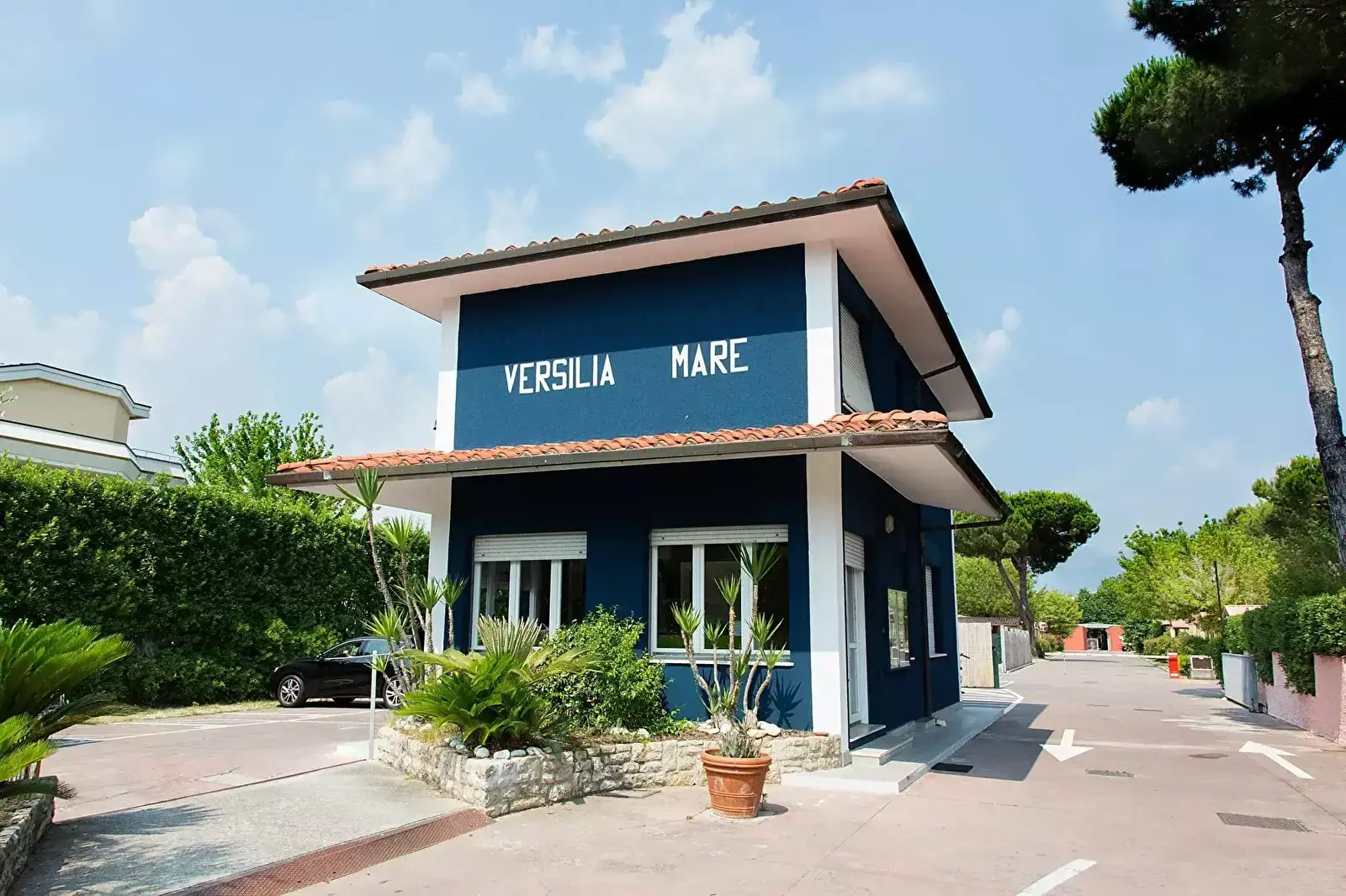 Entrance Camping Versilia Mare