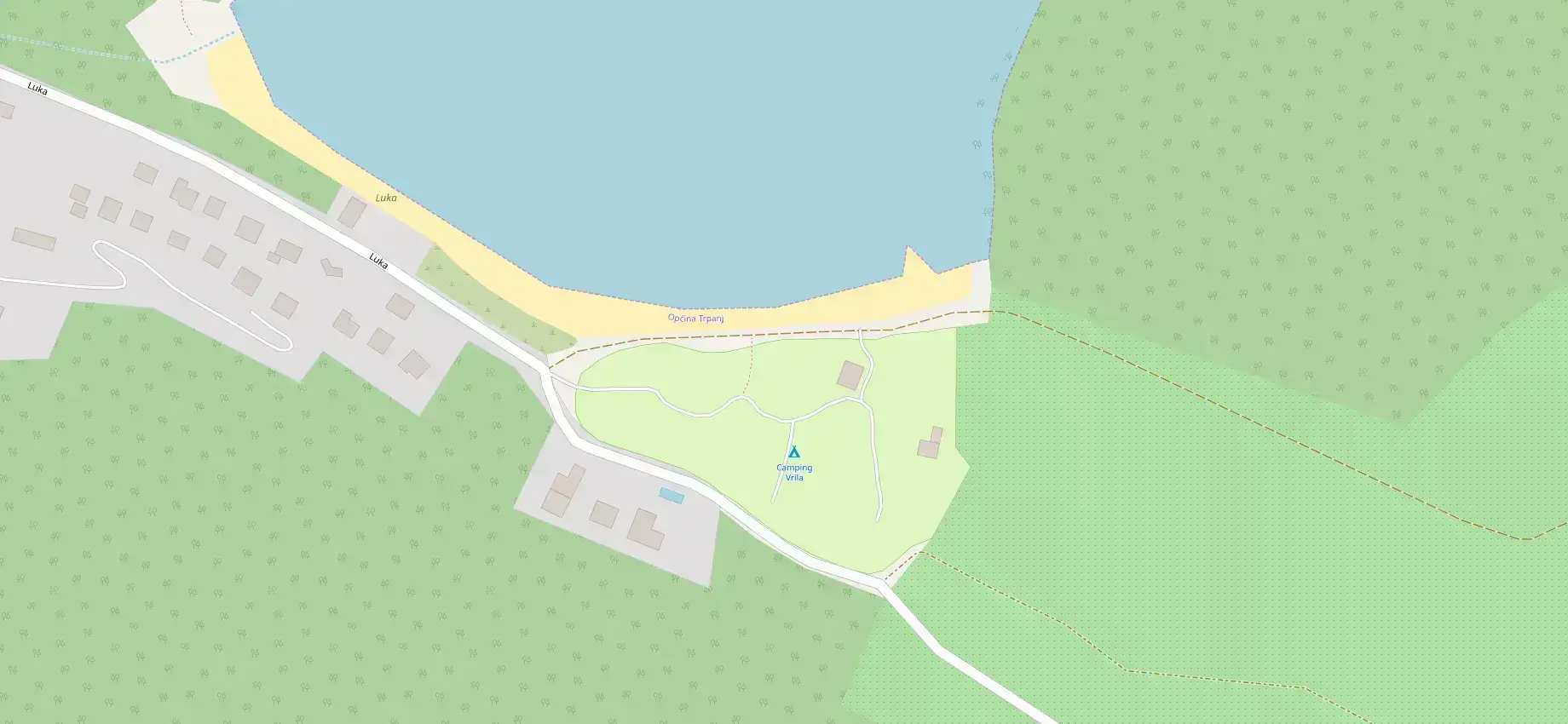Camping Vrila in Trpanj, Croatia (2026) | All campings on JetCamp.com