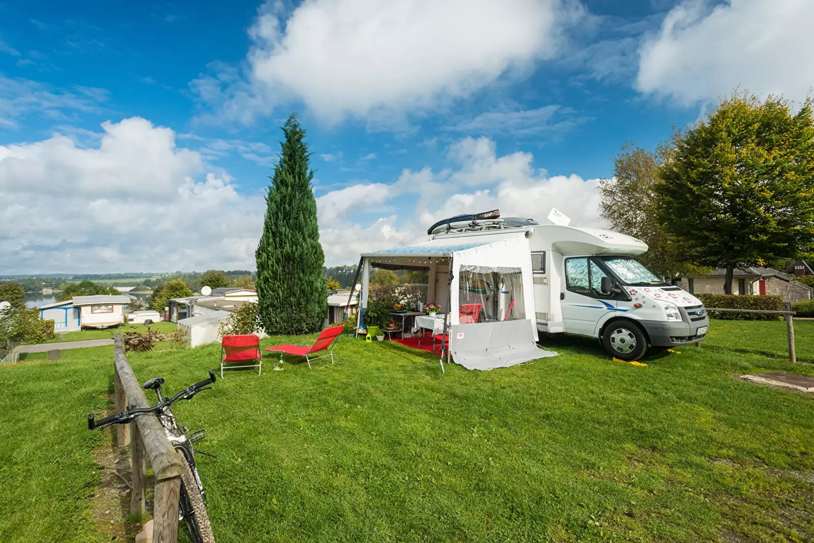 Campervan pitch Camping Worriken