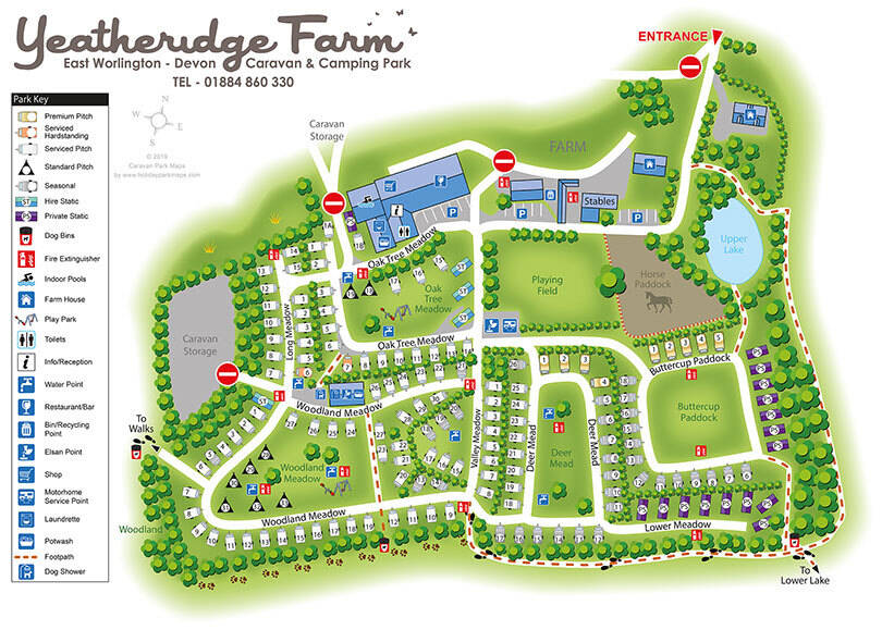 Camping Yeatheridge Farm Caravan Park In Crediton Uk 2024 Book