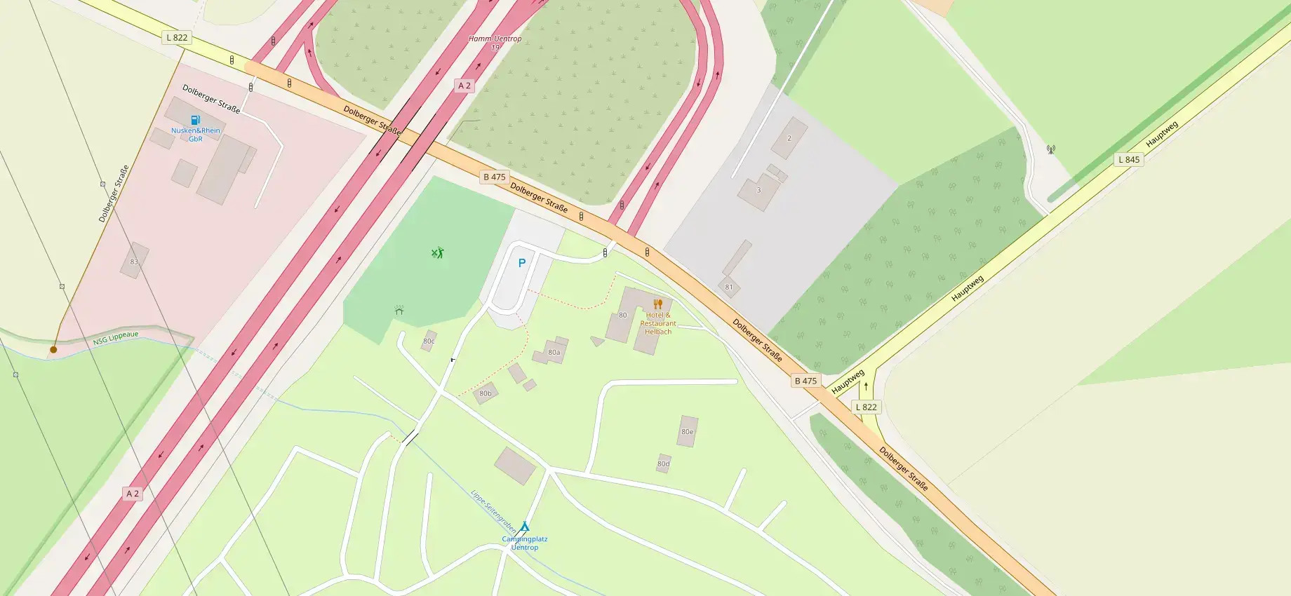 Campingplatz Uentrop Helbach in Lippetal, Deutschland (2026) | JetCamp.com