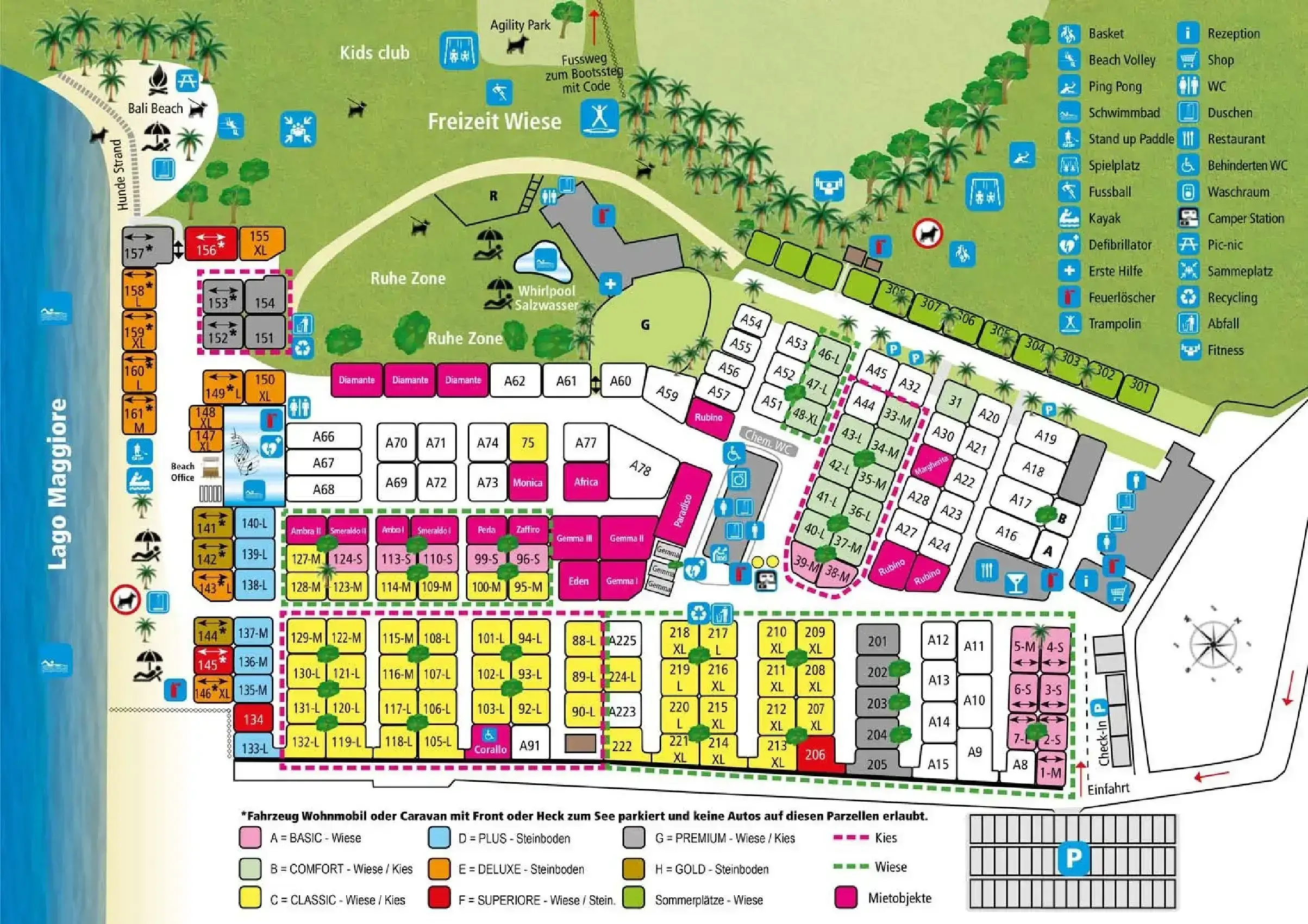 Caravan Camping Miralago in Tenero, Switzerland (2026) | All campings on  JetCamp.com