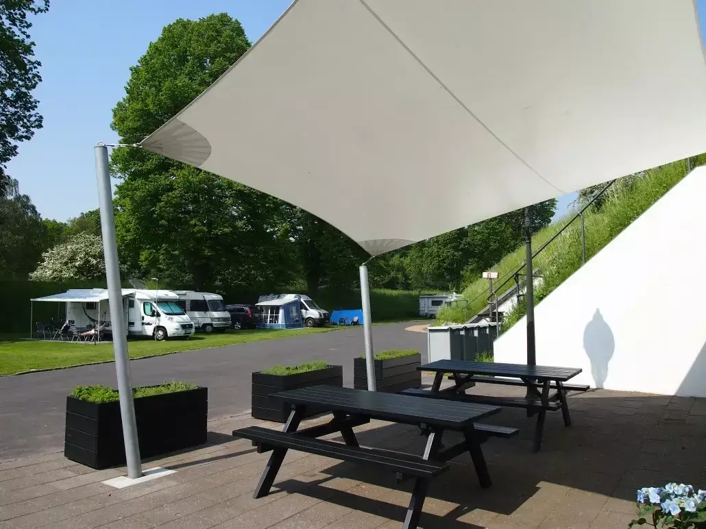 Kavárna restaurace bar Charlottenlund Fort Camping