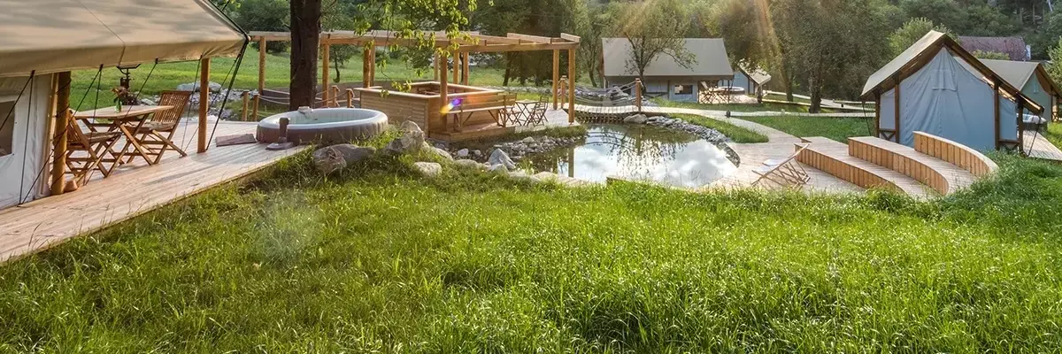 Location Chateau Ramšak, vineyard glamping resort