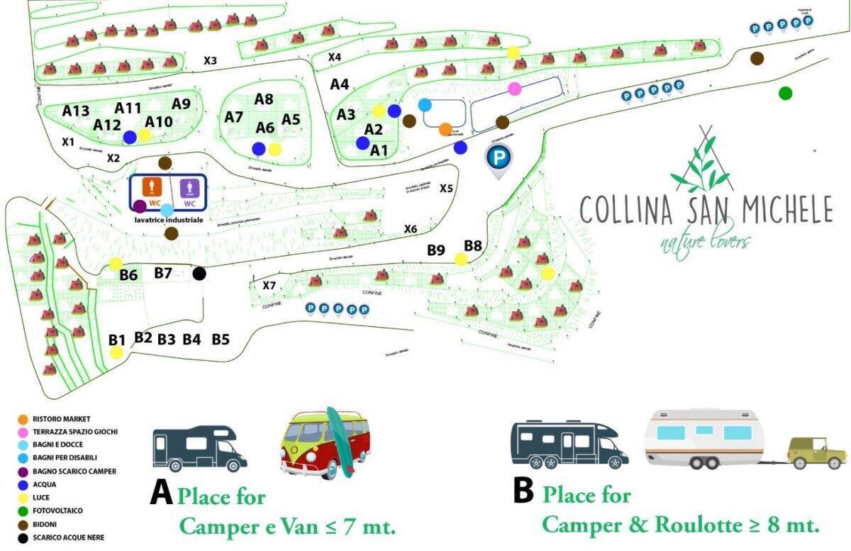 Collina San Michele in Levanto Italy 2024 All campings on