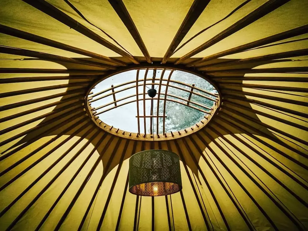 Interiér ubytování Cool Under Canvas