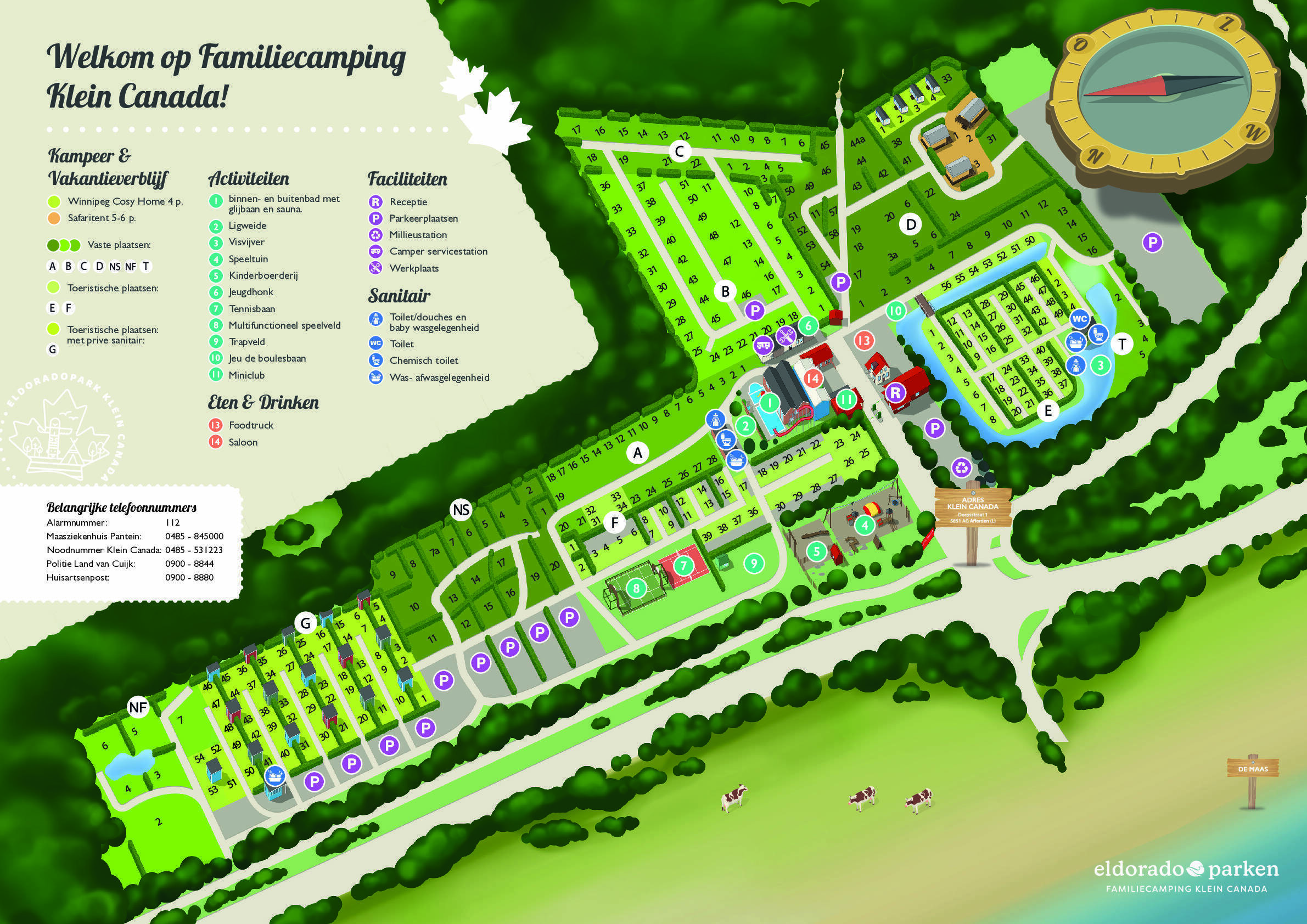 Familiecamping Klein Canada in Afferden, Netherlands (2024) | Book your  camping on JetCamp.com