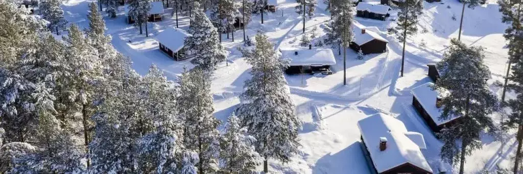Foto d'inverno First Camp Enåbadet – Rättvik