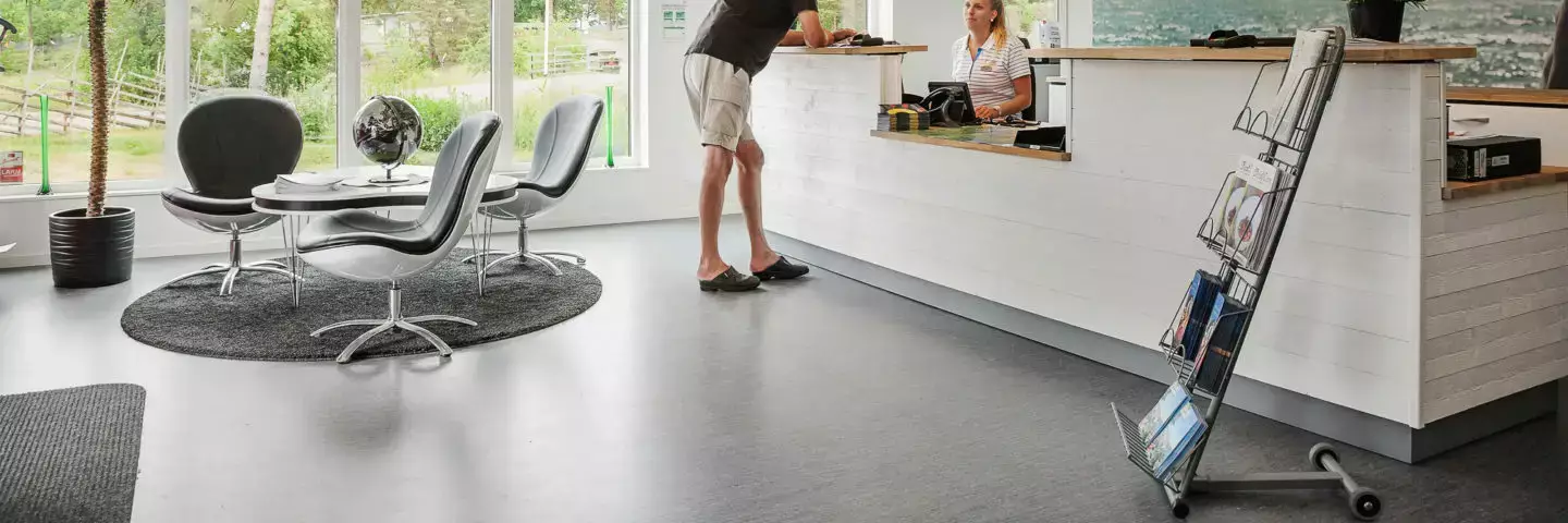 Reception office First Camp Gunnarsö – Oskarshamn