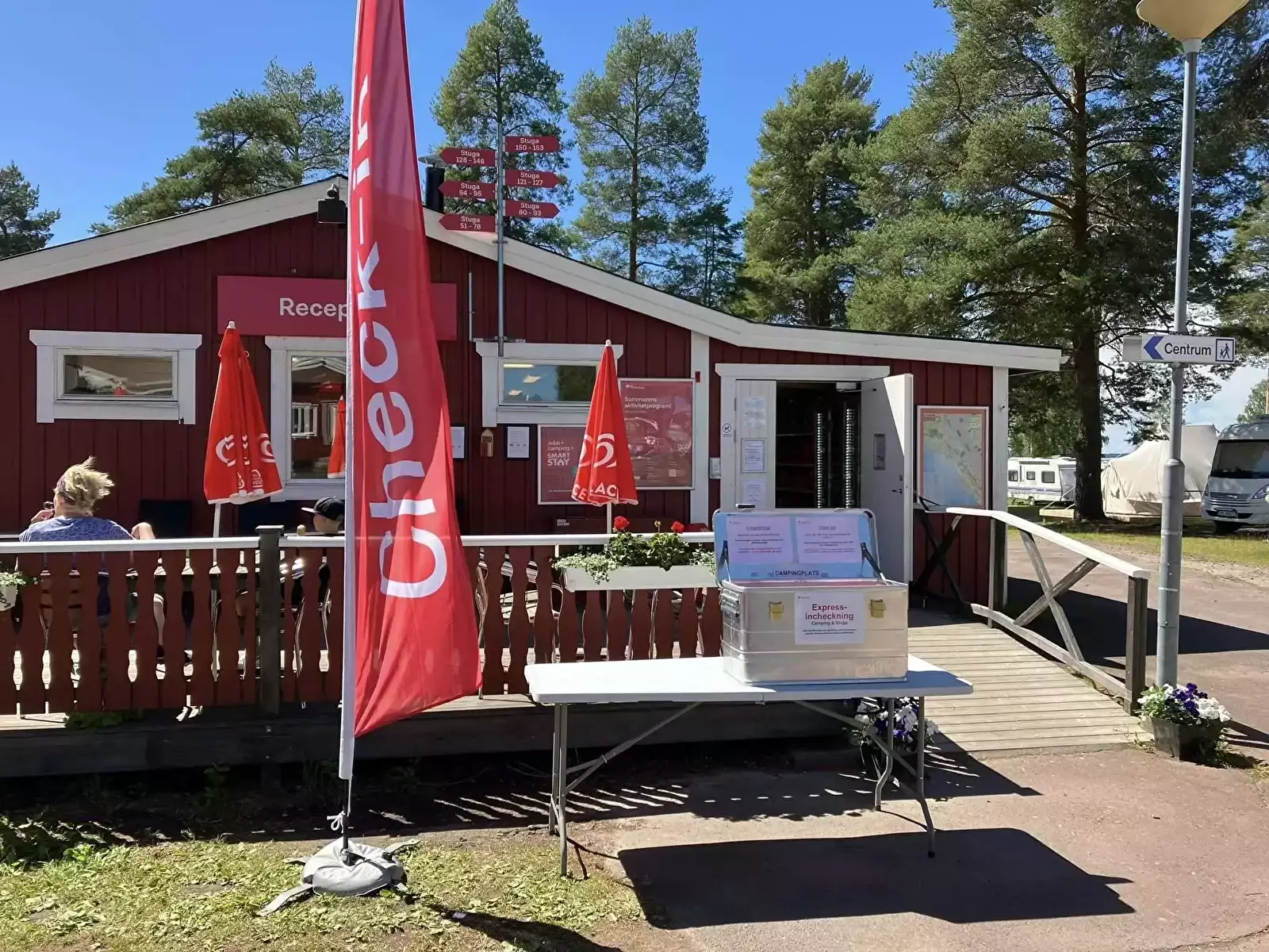 Reception office First Camp Siljansbadet – Rättvik