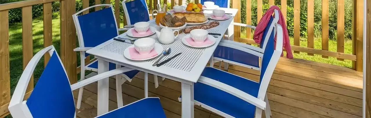 Interieur accommodatie Flower Camping Port la Chaîne